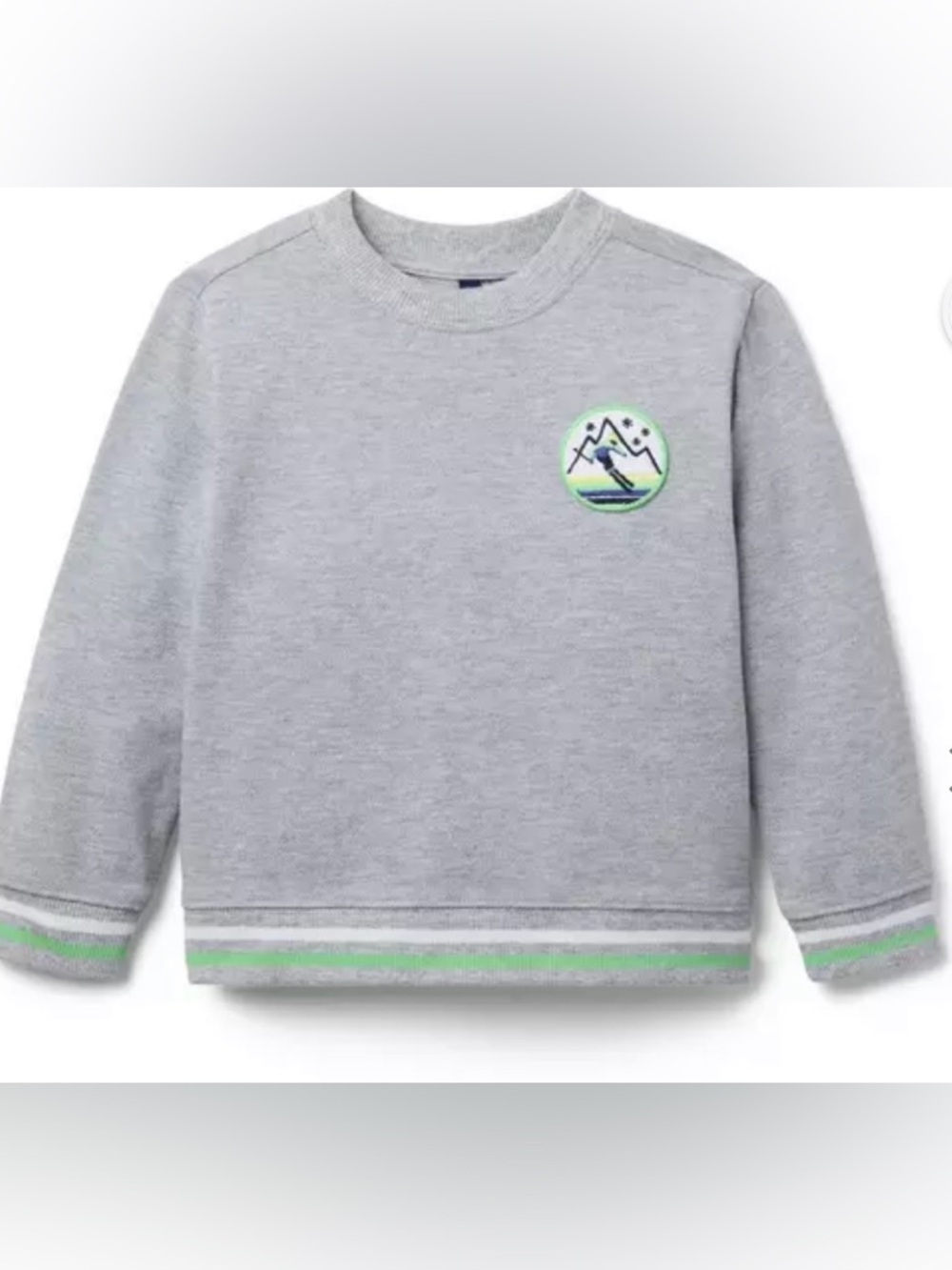 Janie and Jack Ski Patch Sweatshirt (EUC)